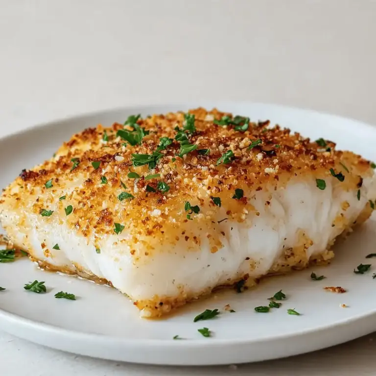 Baked Cod With Parmesan Crust