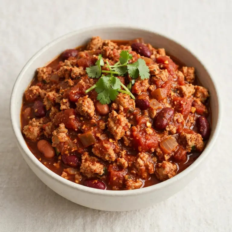 Ground Turkey Chili