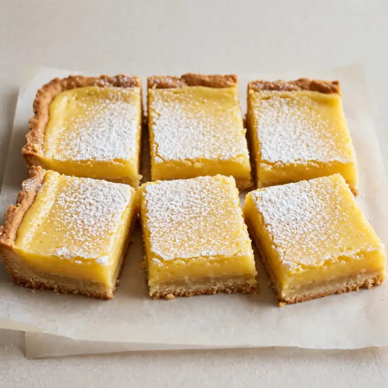 Homemade Lemon Bars