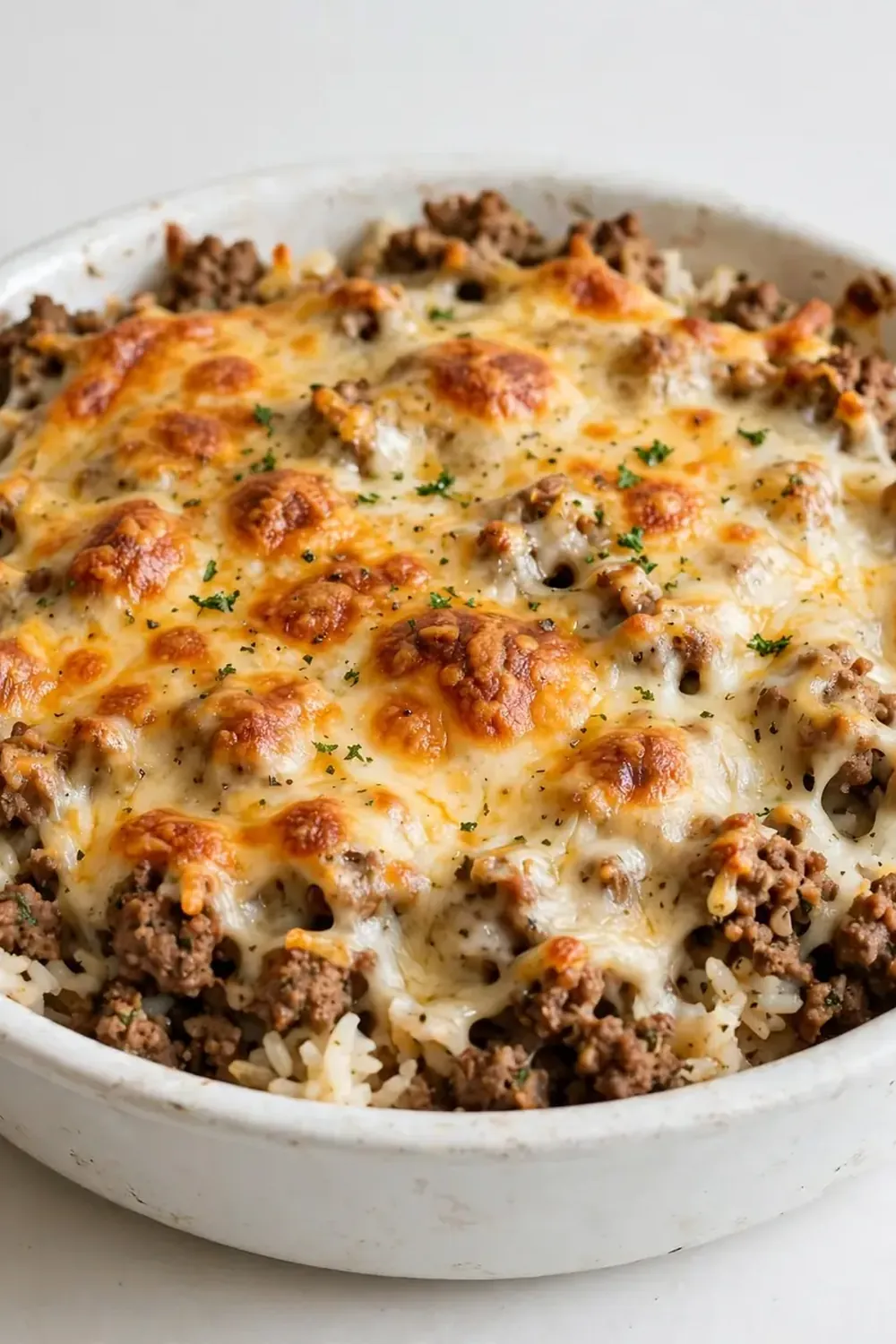 Simple Ground Beef and Rice Casserole