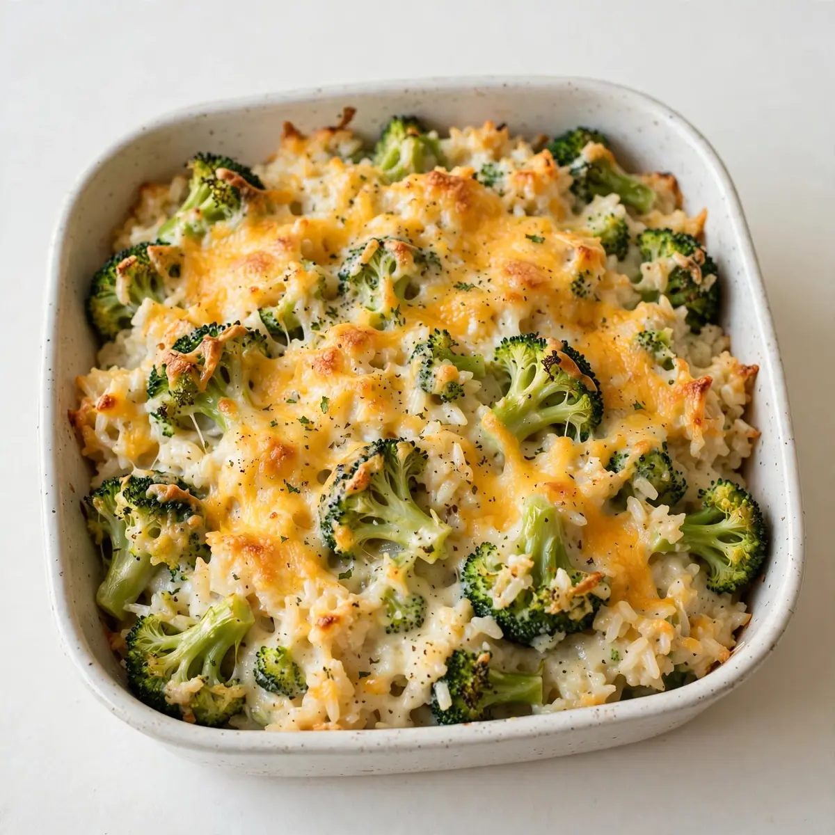 Quick and Easy Broccoli Rice Casserole