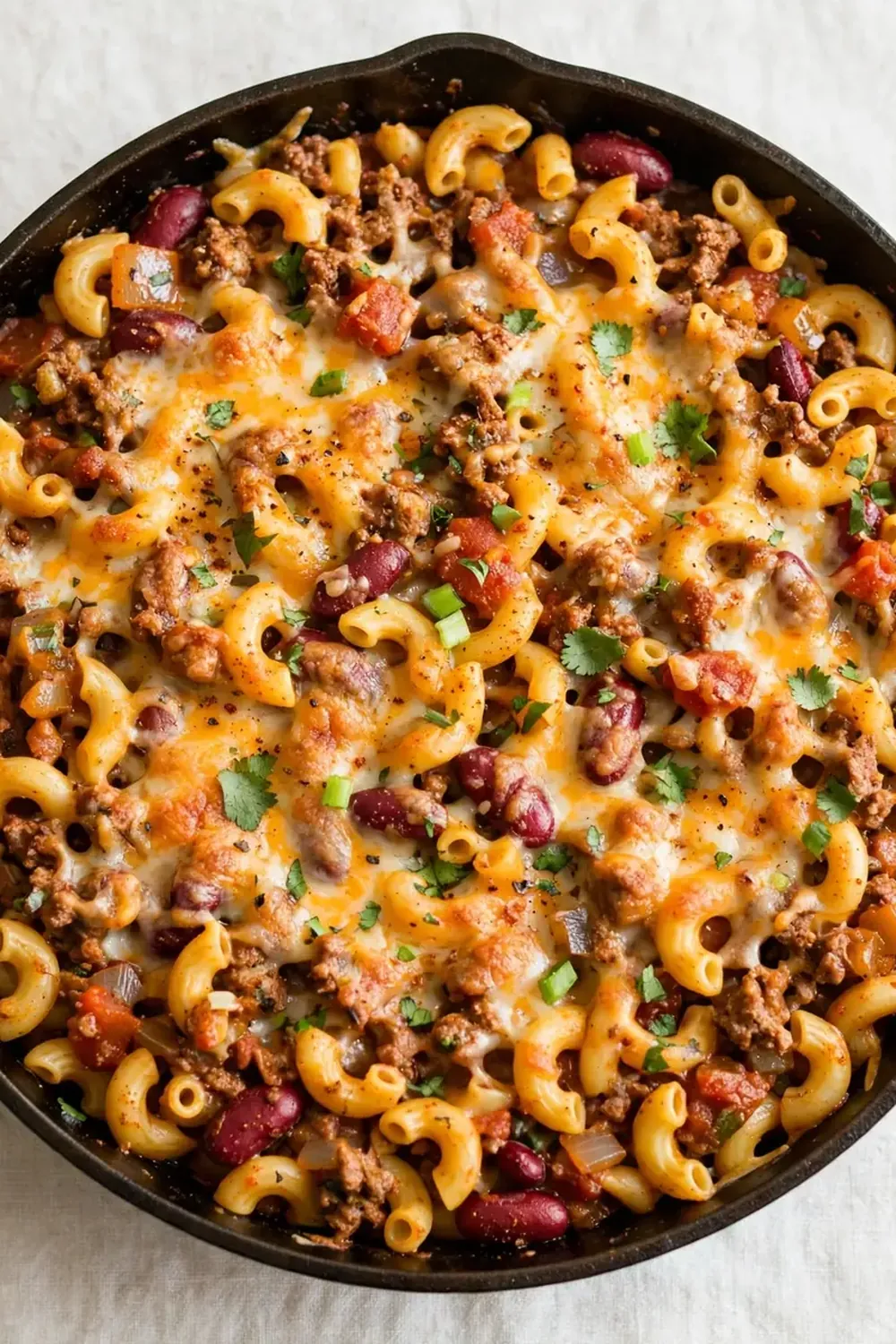 One-Pan Chili Mac Bake