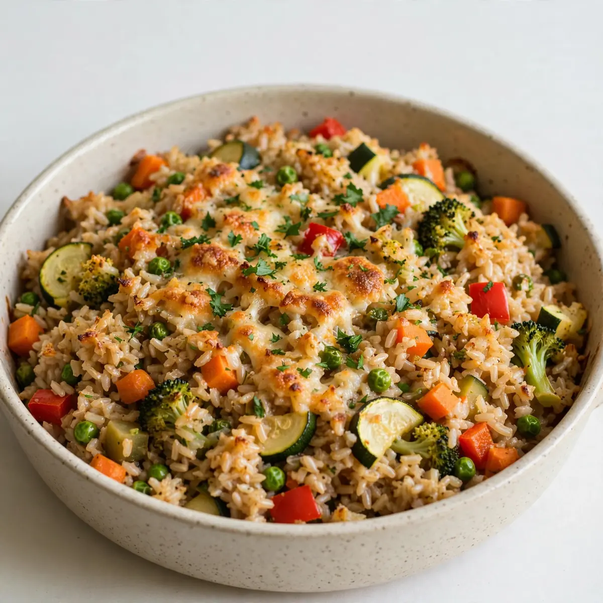 Quick Veggie-Packed Brown Rice Casserole for Busy Weeknights