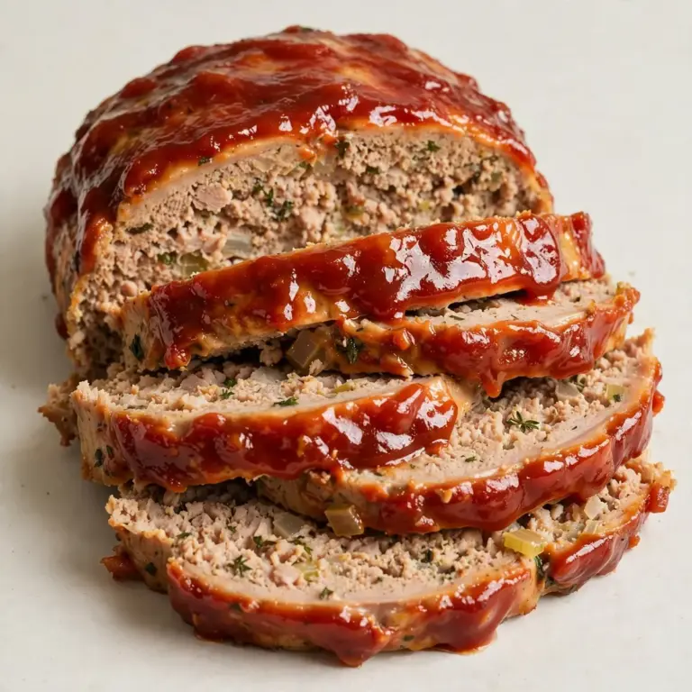 Turkey Meatloaf With Glaze
